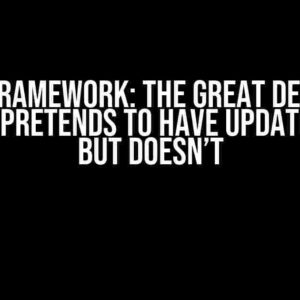 EntityFramework: The Great Deceiver – When EF Pretends to Have Updated a Row but Doesn’t