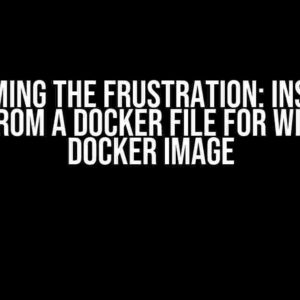 Overcoming the Frustration: Installing SSDT from a Docker File for Windows Docker Image